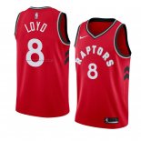 Maglia Toronto Raptors Jordan Loyd NO 8 Icon 2018 Rosso