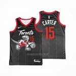 Maglia Toronto Raptors Vince Carter No 15 Citta 2025-26 Nero  Maglia Toronto Raptors Vince Carter No 15 Citta 2025-26 Nero