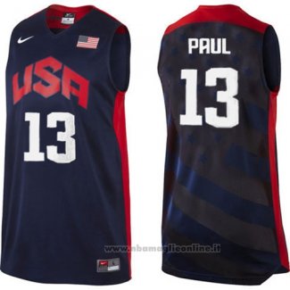 Maglia USA 2012 Chris Paul NO 13 Nero