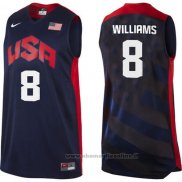 Maglia USA 2012 Deron Williams NO 8 Nero