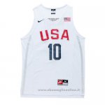 Maglia USA 2016 Kobe Bryant NO 10 Bianco