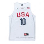 Maglia USA 2016 Kobe Bryant NO 10 Bianco