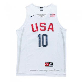 Maglia USA 2016 Kobe Bryant NO 10 Bianco