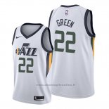 Maglia Utah Jazz Jeff Green NO 22 Association Bianco