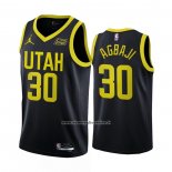 Maglia Utah Jazz Ochai Agbaji #30 Statement 2022-23 Nero