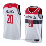 Maglia Washington Wizards Jodie Meeks NO 20 Association 2018 Bianco