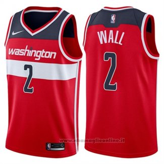 Maglia Washington Wizards John Wall NO 2 2017-18 Rosso