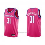 Maglia Washington Wizards Tomas Satoransky #31 Citta 2022-23 Rosa