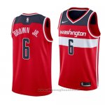Maglia Washington Wizards Troy Brown NO 6 Icon 2018 Rosso