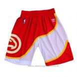 Pantaloncini Atlanta Hawks Hardwood Classics Rosso