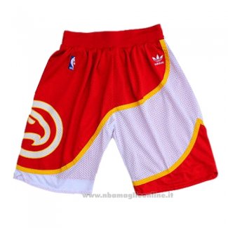 Pantaloncini Atlanta Hawks Hardwood Classics Rosso