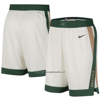 Pantaloncini Boston Celtics Citta 2023-24 Crema