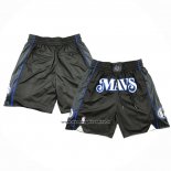 Pantaloncini Dallas Mavericks Citta Just Don 2023-24 Nero