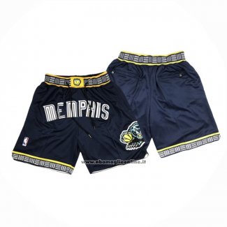 Pantaloncini Memphis Grizzlies Citta Just Don 2021-22 Blu