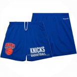Pantaloncini New York Knicks Mitchell & Ness Hardwood Classics Blu