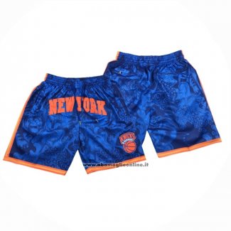 Pantaloncini New York Knicks Special Year of The Tiger Blu