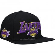 Cappellino Los Angeles Lakers Pro Standard Wordmark Logo Snapback Nero