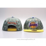 Cappellino Los Angeles Lakers Snapback Verde Giallo