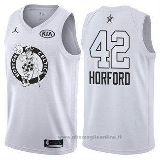 Maglia All Star 2018 Boston Celtics Al Horford NO 42 Bianco
