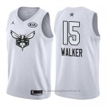 Maglia All Star 2018 Charlotte Hornets Kemba Walker NO 15 Bianco