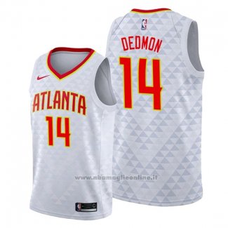 Maglia Atlanta Hawks Dewayne Dedmon NO 14 Association 2019-20 Bianco