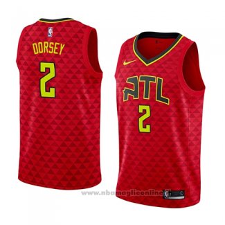 Maglia Atlanta Hawks Tyler Dorsey NO 2 Statement 2018 Rosso