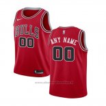 Maglia Bambino Chicago Bulls Personalizzate 17-18 Rosso