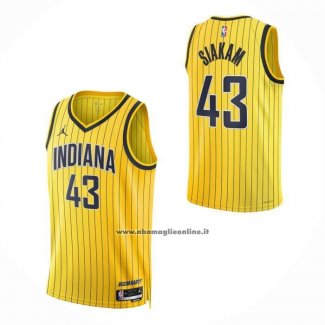 Maglia Bambino Indiana Pacers Pascal Siakam No 43 Statement 2026-27 Oro