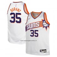 Maglia Bambino Phoenix Suns Kevin Durant #35 Association 2023-24 Bianco