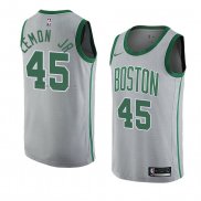 Maglia Boston Celtics Walter Lemon JR. NO 45 Citta 2018-19 Grigio
