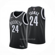 Maglia Brooklyn Nets Cameron Thomas No 24 Icon 2024-25 Nero