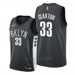 Maglia Brooklyn Nets Nicolas Claxton NO 33 Statement 2019-20 Nero