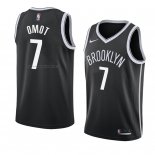 Maglia Brooklyn Nets Nuni Omot NO 7 Icon 2018 Nero