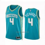 Maglia Charlotte Hornets Nick Richards #4 Citta 2023-24 Verde