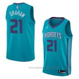 Maglia Charlotte Hornets Treveon Graham NO 21 Icon 2018 Verde