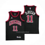 Maglia Chicago Bulls Demar Derozan #11 Statement 2020-21 Nero