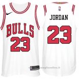 Maglia Chicago Bulls Michael Jordan NO 23 2017-18 Bianco