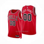 Maglia Chicago Bulls Personalizzate Icon 2024-25 Rosso
