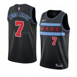 Maglia Chicago Bulls Timothe Luwawu-Cabarrot NO 7 Citta 2018-19 Nero