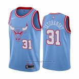 Maglia Chicago Bulls Tomas Satoransky NO 31 Citta Blu