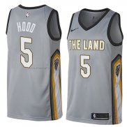 Maglia Cleveland Cavaliers Rodney Hood NO 5 Citta 2018 Grigio