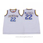 Maglia Crenshaw Quincy McCall NO 22 Bianco