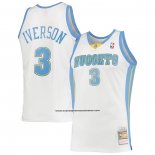 Maglia Denver Nuggets Allen Iverson #3 Mitchell & Ness 2006-07 Bianco