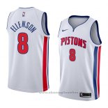 Maglia Detroit Pistons Henry Ellenson NO 8 Association 2018 Bianco