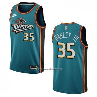 Maglia Detroit Pistons Marvin Bagley III #35 Classic 2022-23 Verde