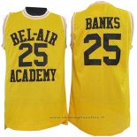 Maglia Film Bel-Air Academy Banks NO 25 Giallo