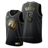 Maglia Golden Edition Minnesota Timberwolves Malik Beasley NO 5 2019-20 Nero