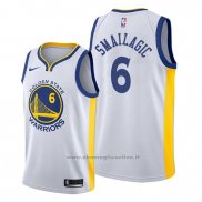 Maglia Golden State Warriors Alen Smailagic NO 6 Association Bianco