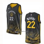 Maglia Golden State Warriors Andrew Wiggins #22 Citta 2022-23 Nero