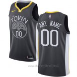 Maglia Golden State Warriors Personalizzate 17-18 Nero